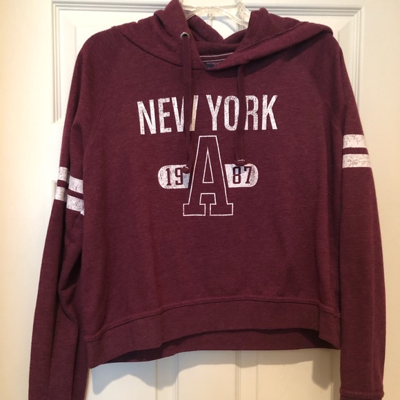 aeropostale cropped hoodie